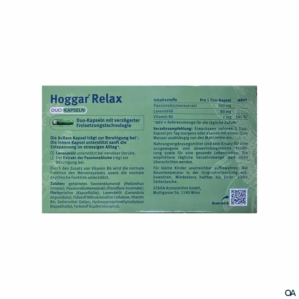 Hoggar® Night Duo Natural Kapseln