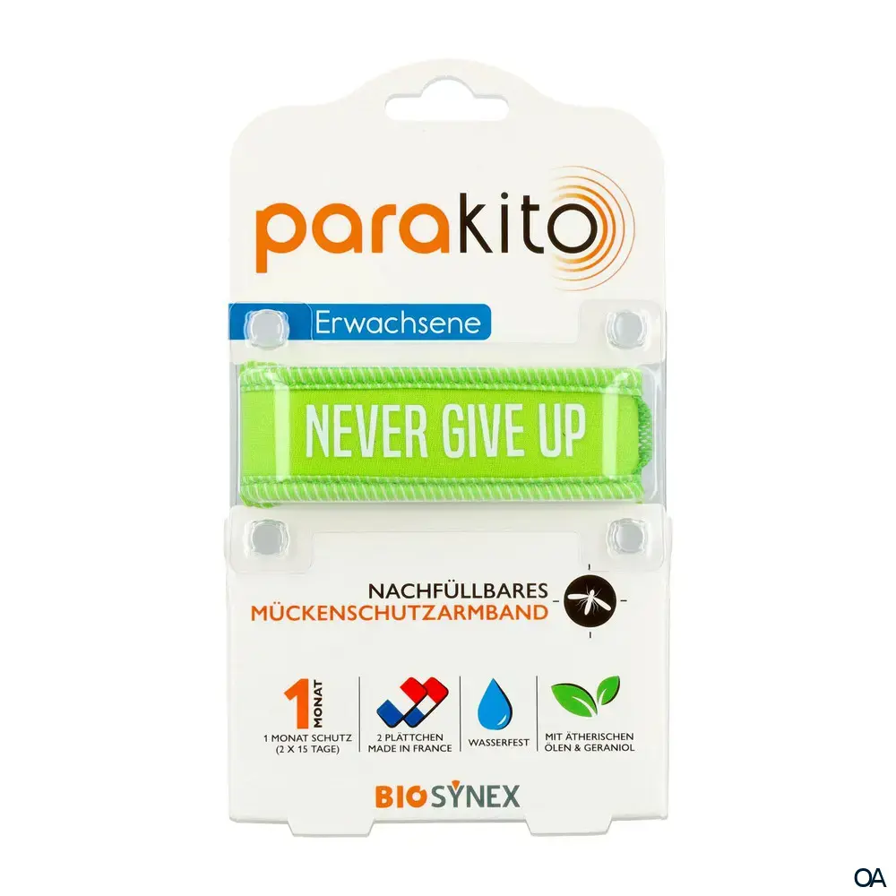 parakito "GOOD VIBES" - Mückenschutz Armband für Erwachsene