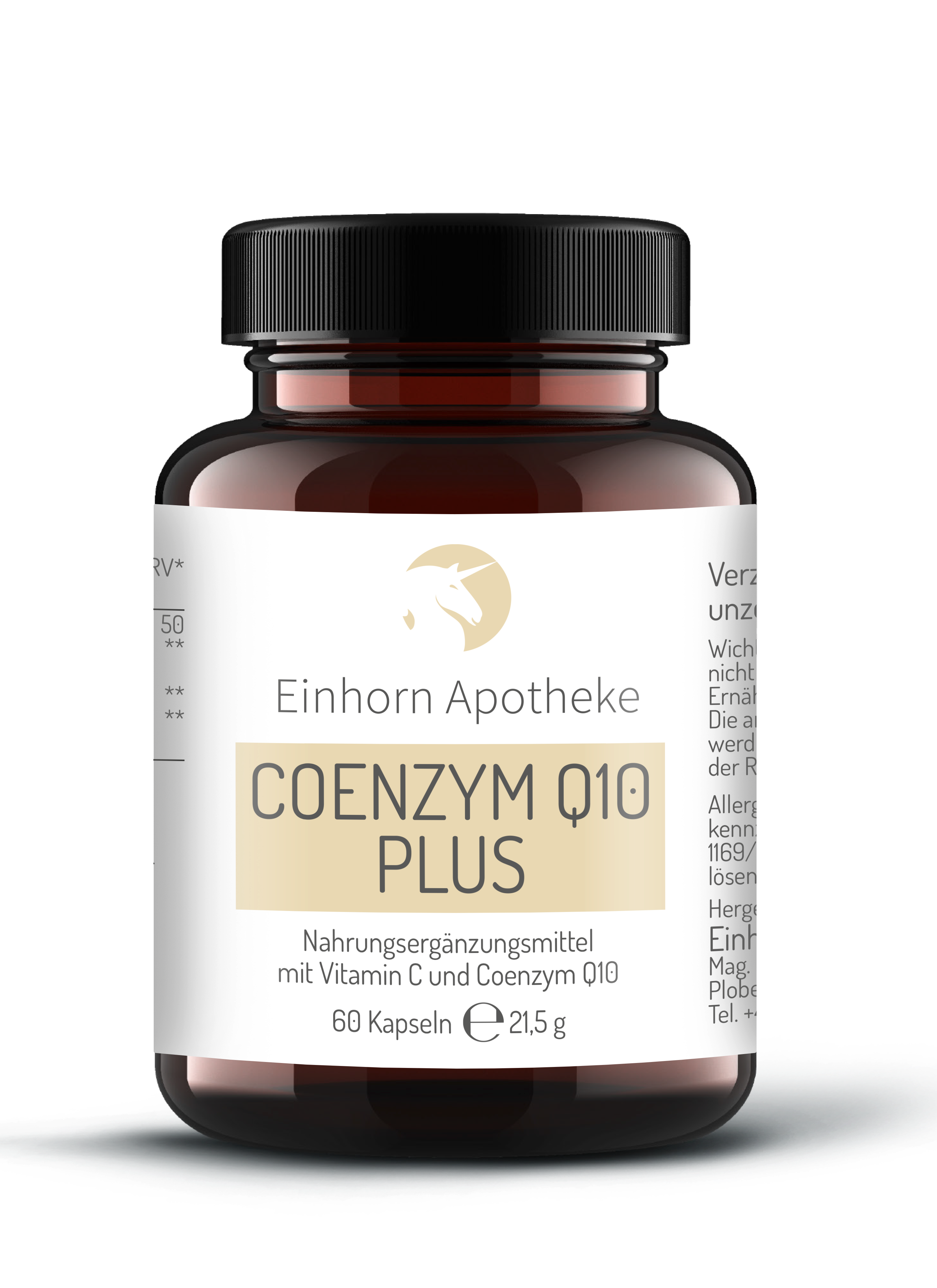 COENZYM Q10 PLUS EINHORN KAPSELN COENZYM Q10 PLUS EINHORN KAPSELN