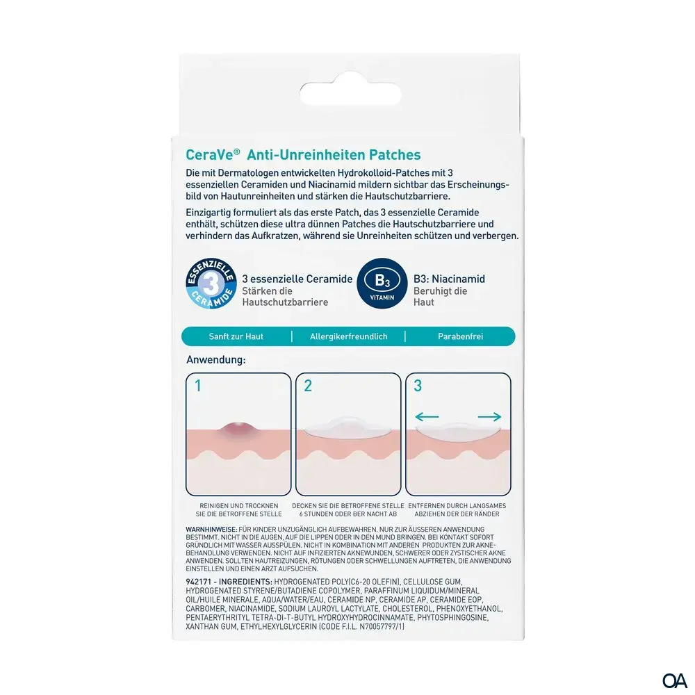 CeraVe Anti-Unreinheiten Patches CeraVe Anti-Unreinheiten Patches