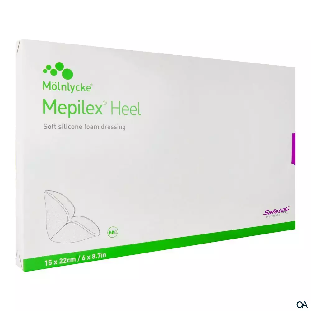 Mepilex® Heel anpassungsfähiger Schaumverband 15 x 22 cm