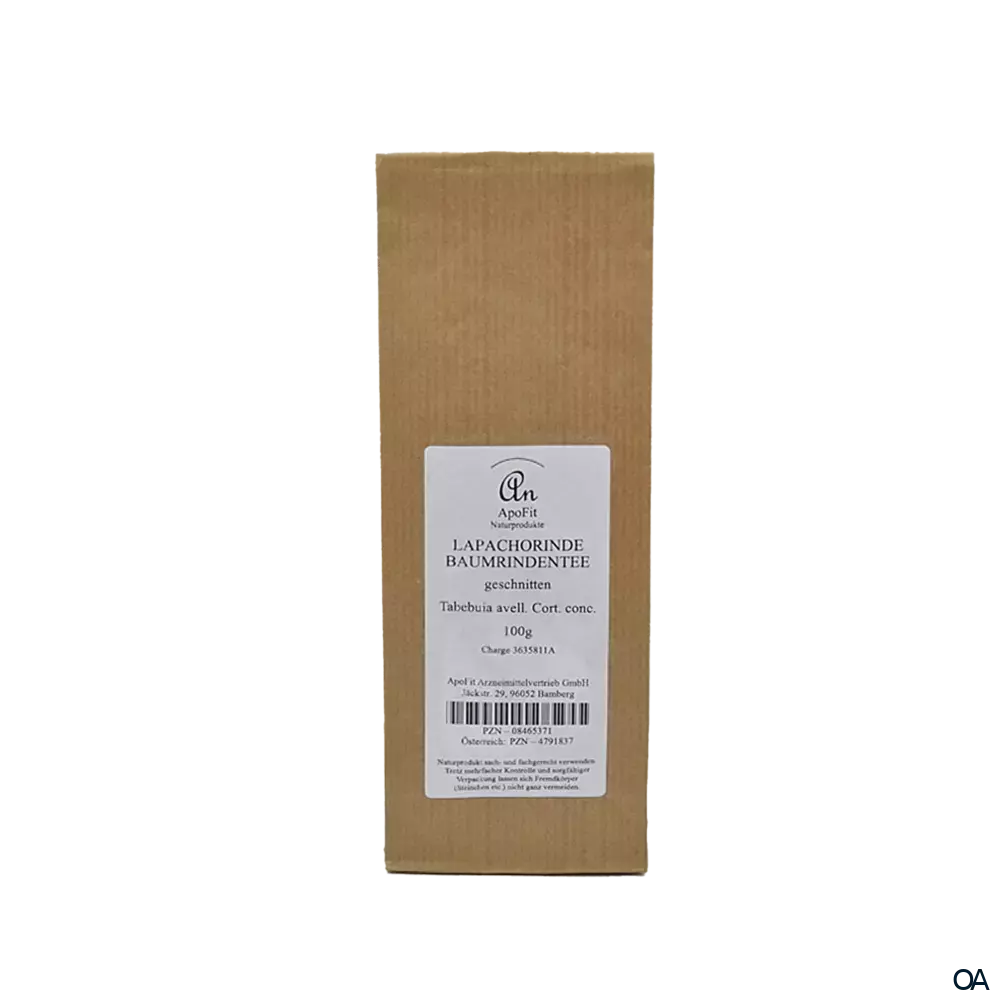 ApoFit Lapachorinde Baumrindetee geschnitten ApoFit Lapachorinde Baumrindetee geschnitten