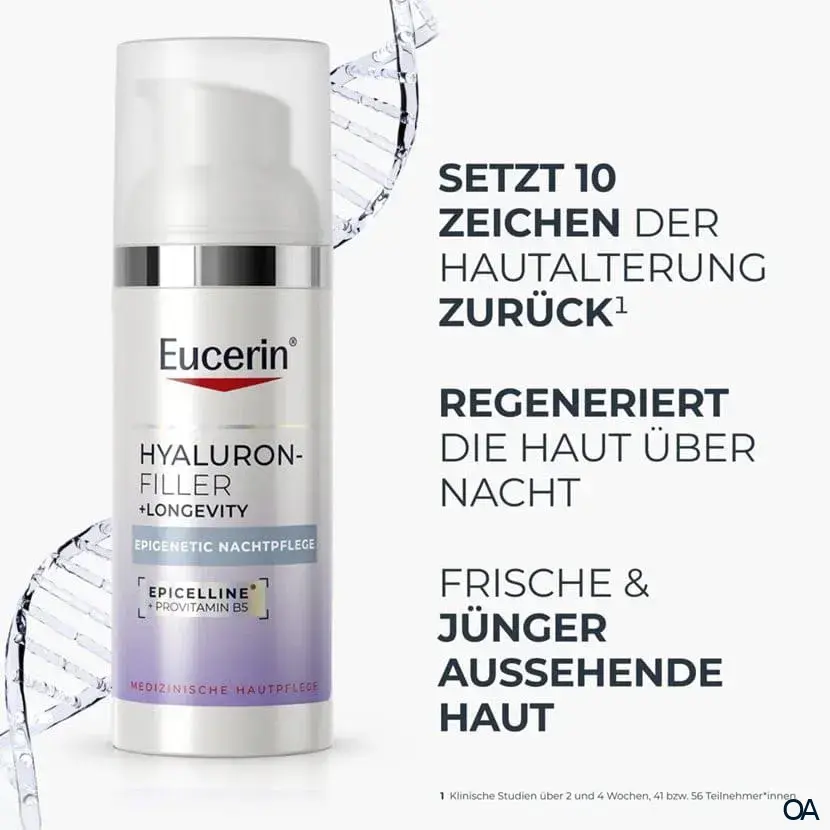 Eucerin Hyaluron-Filler + Longevity Epigenetic Nachtpflege