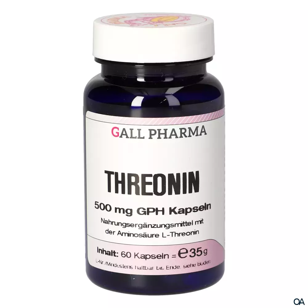 Gall Pharma Threonin 500 mg Kapseln Gall Pharma Threonin 500 mg Kapseln