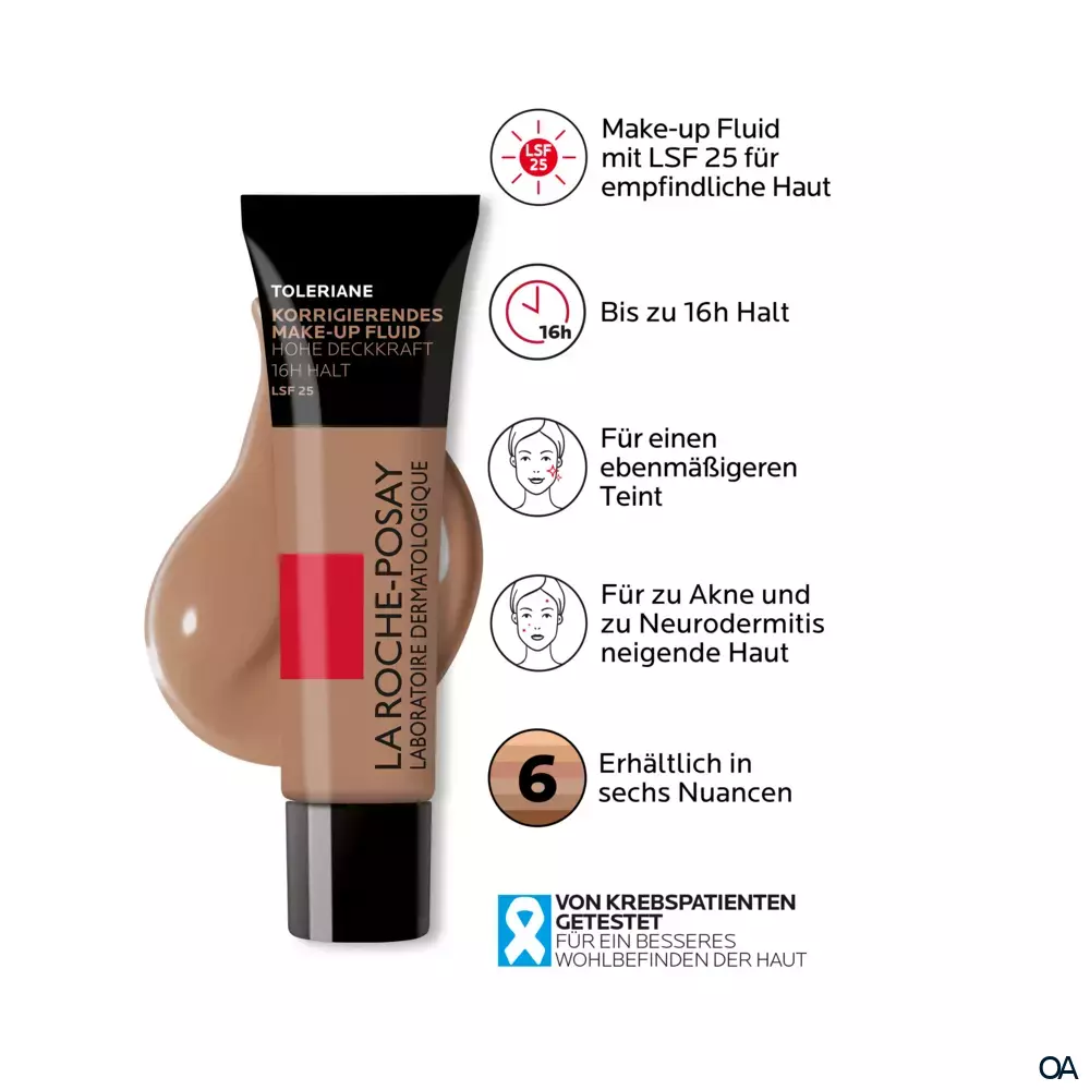 La Roche Posay Toleriane Make-up Fluid Doré Nr. 15 La Roche Posay Toleriane Make-up Fluid Doré Nr. 15