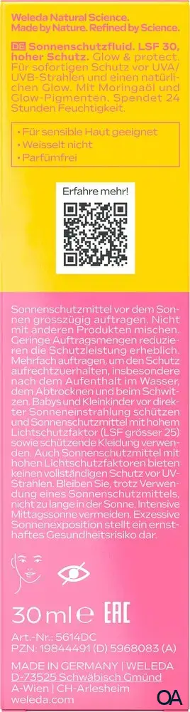 Weleda UV Glow Fluid LSF 30