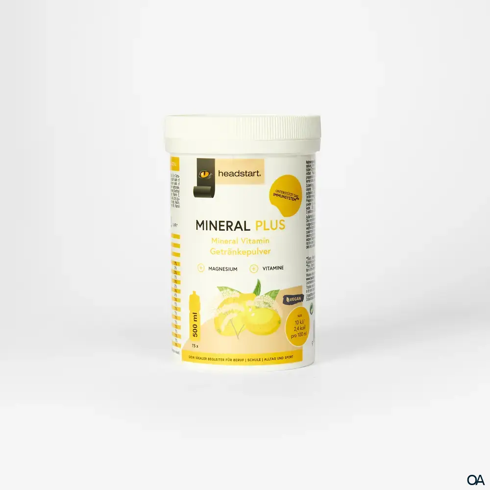 headstart MINERAL PLUS Getränkepulver Holunderblüte-Zitrone