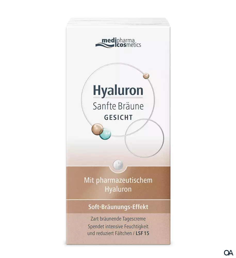 medipharma cosmetics Hyaluron Sanfte Bräune Gesicht LSF 15 Creme medipharma cosmetics Hyaluron Sanfte Bräune Gesicht LSF 15 Creme
