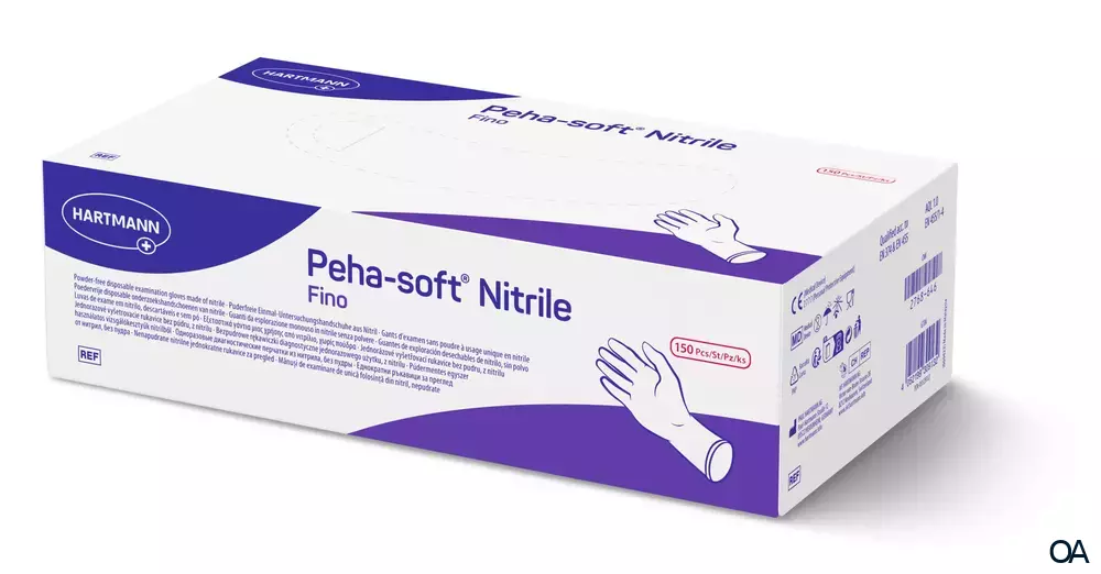 Peha-soft Syntex Powderfree Vinyl-Einmalhandschuhe – XS Bis XL, Von Hartmann