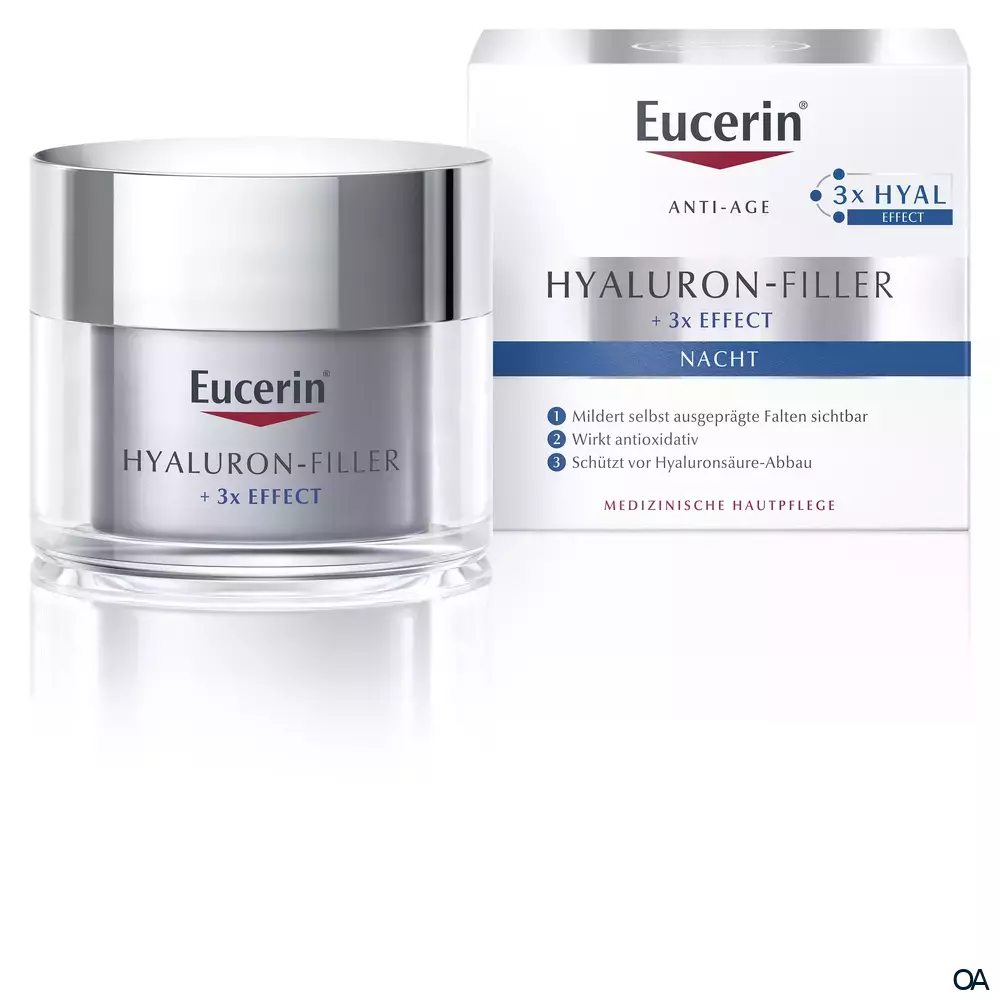 Eucerin® HYALURON-FILLER + 3x EFFECT Nachtpflege Eucerin® HYALURON-FILLER + 3x EFFECT Nachtpflege
