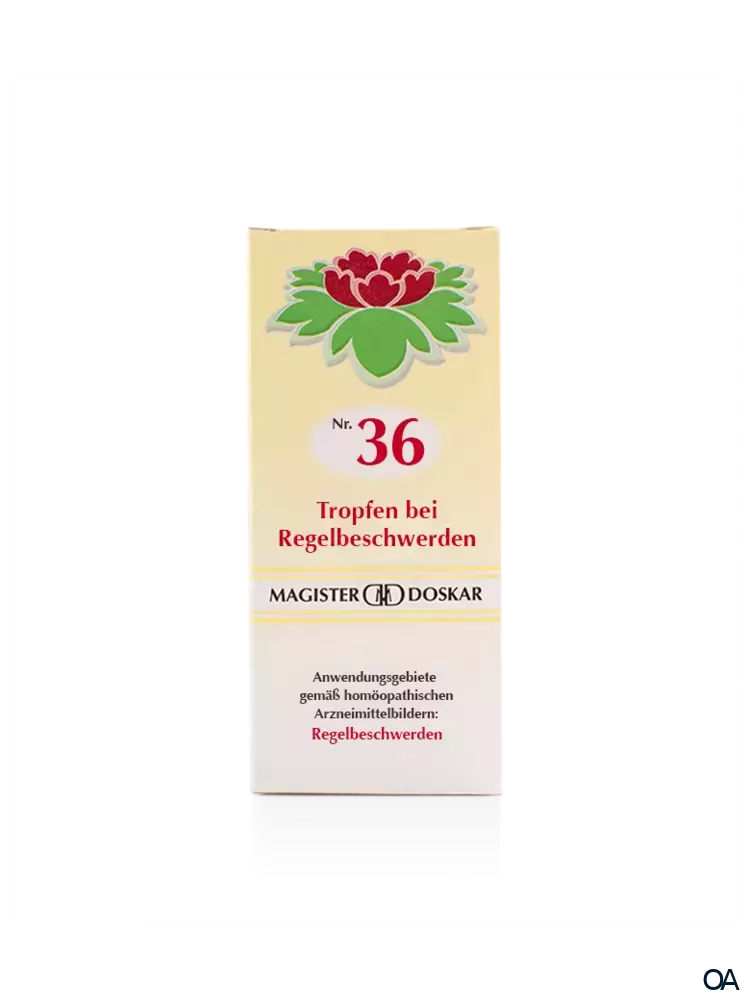 Doskar Tropfen Nr. 36 - Tropfen bei Regelbeschwerden Doskar Tropfen Nr. 36 - Tropfen bei Regelbeschwerden