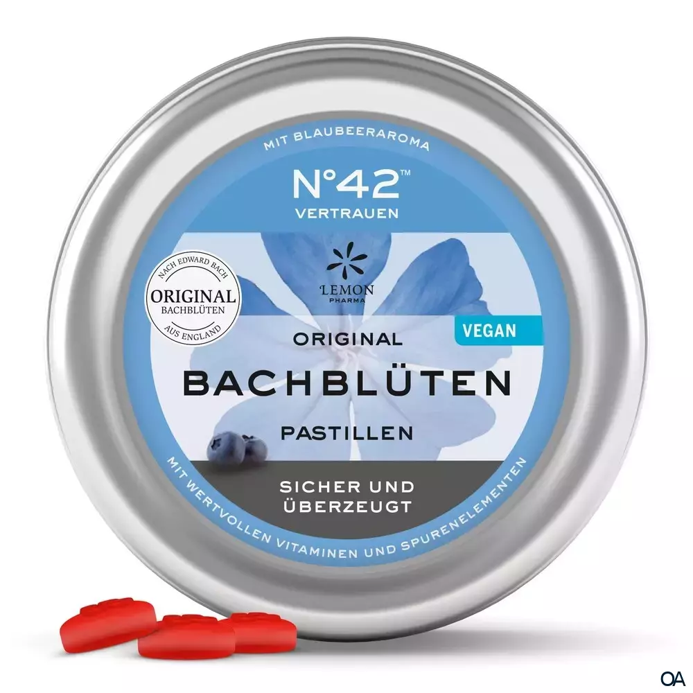Lemon Pharma N°42 Original Bachblüten Pastillen "Selbstvertrauen" Lemon Pharma N°42 Original Bachblüten Pastillen "Selbstvertrauen"