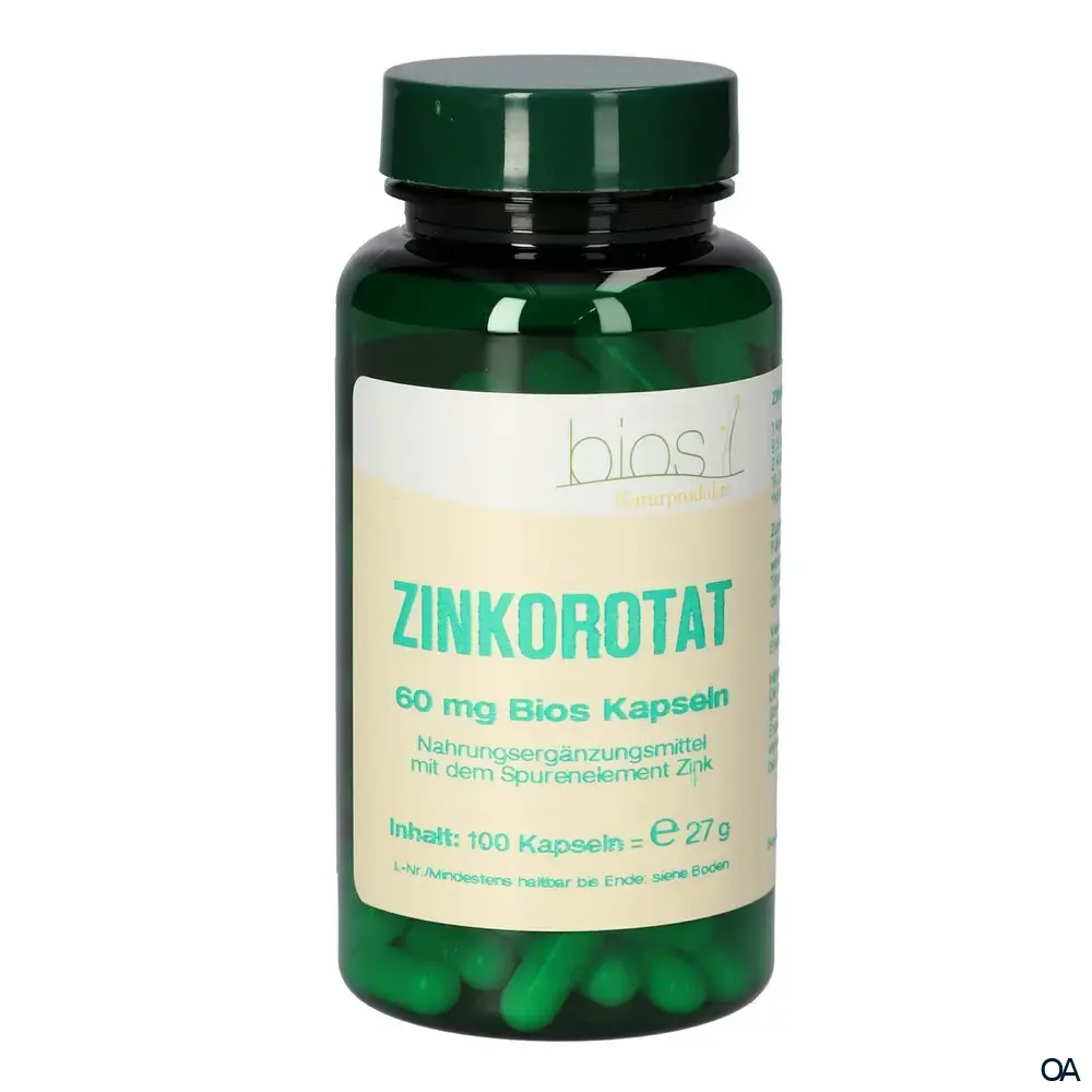 Bios Zinkorotat 60 mg Kapseln