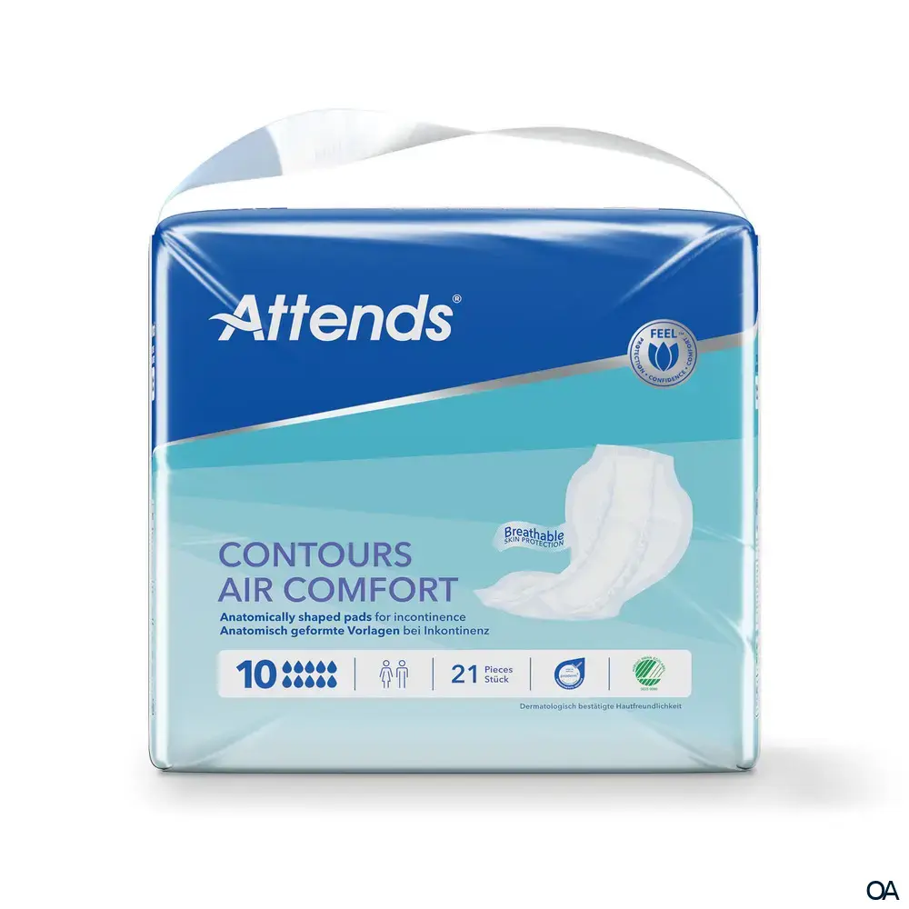 Attends Contours Air Comfort 10 - Inkontinenzvorlagen