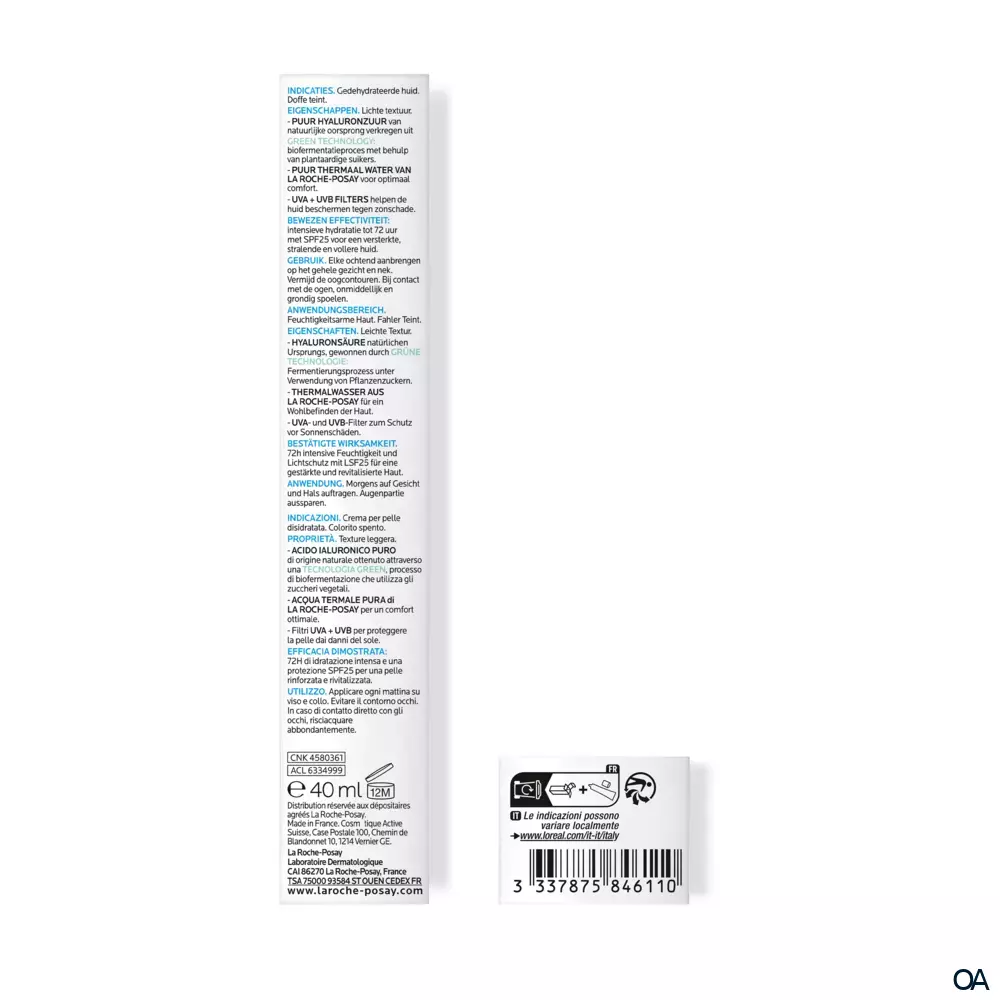 La Roche Posay Hydraphase HA UV SPF25 Leicht Tagescreme La Roche Posay Hydraphase HA UV SPF25 Leicht Tagescreme