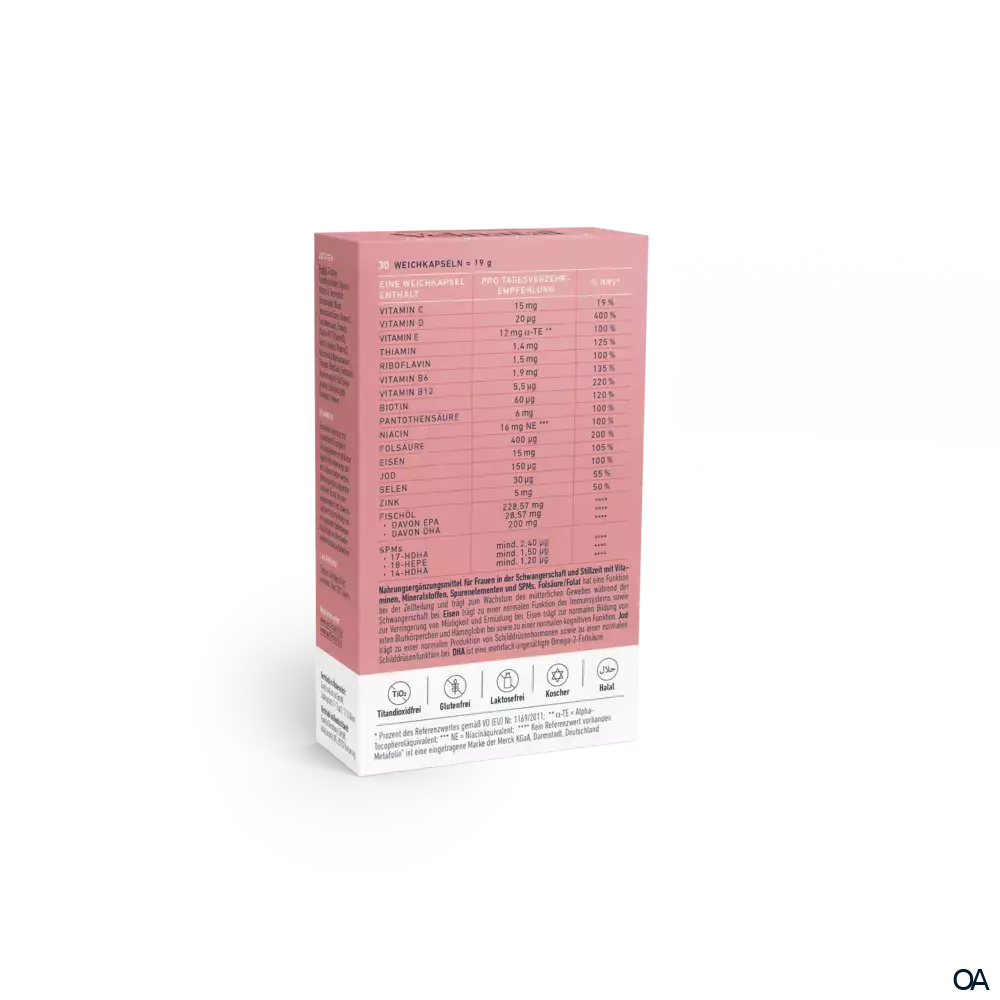 Velnatal® Schwangerschaft + Stillzeit Weichkapseln