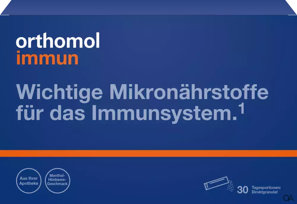 Orthomol Immun Direktgranulat Menthol-Himbeere Orthomol Immun Direktgranulat Menthol-Himbeere