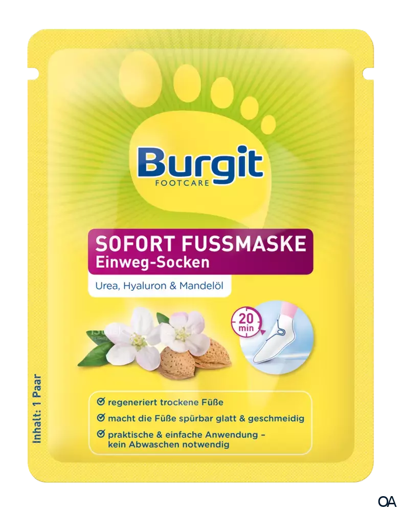 Burgit Footcare Nährende Fußmaskensocken Burgit Footcare Nährende Fußmaskensocken