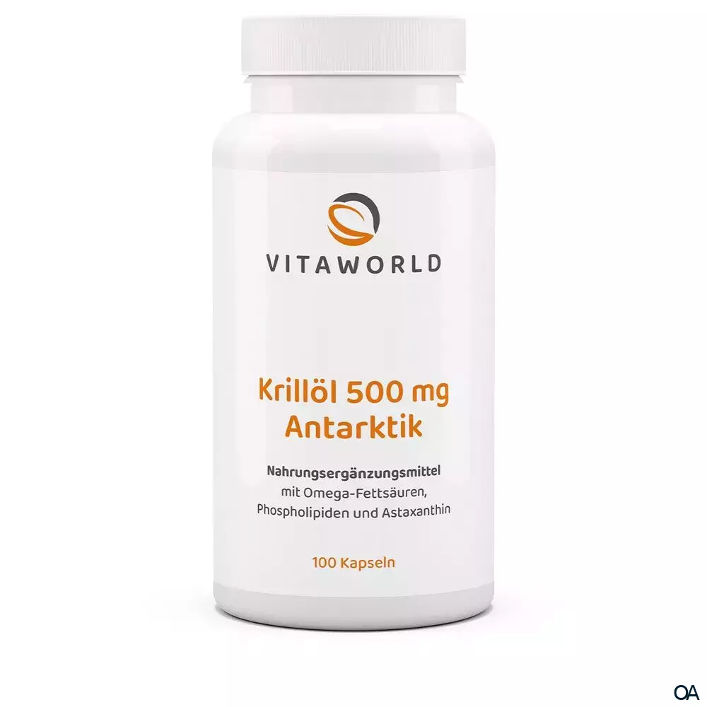 Vitalworld Krillöl 500 mg Antarktik Kapseln