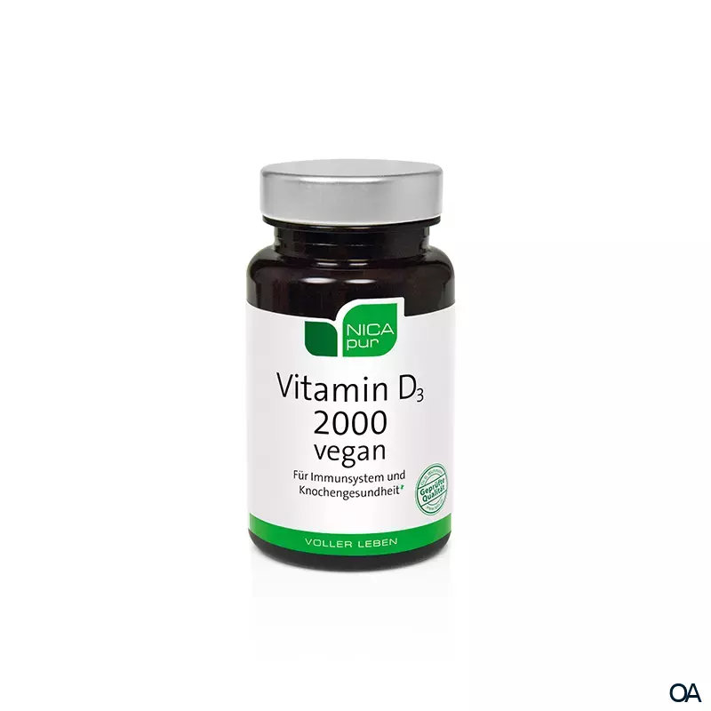 NICApur Vitamin D3 2000 vegan Kapseln NICApur Vitamin D3 2000 vegan Kapseln