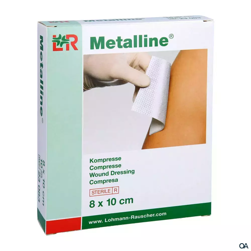 Metalline® Kompressen, steril, einzeln eingesiegelt, 8 x 10 cm