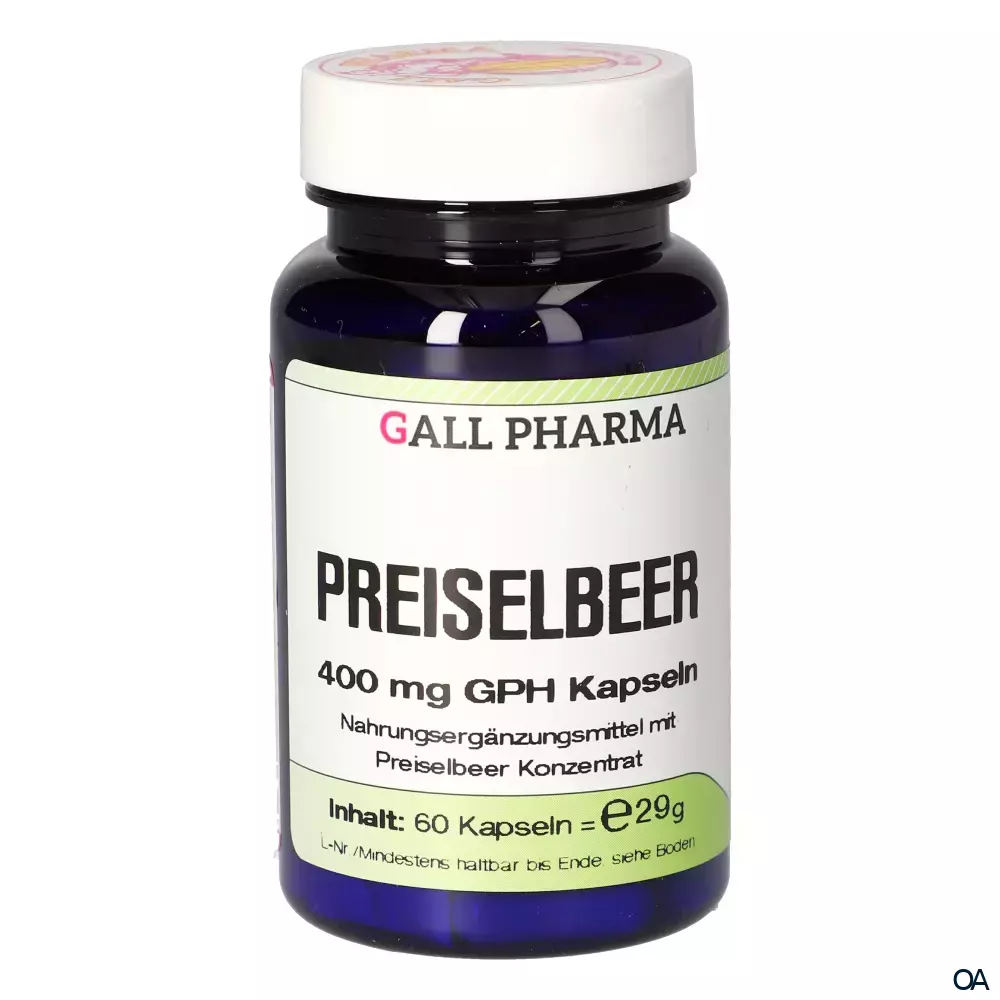 Gall Pharma Preiselbeer 400 mg Kapseln Gall Pharma Preiselbeer 400 mg Kapseln