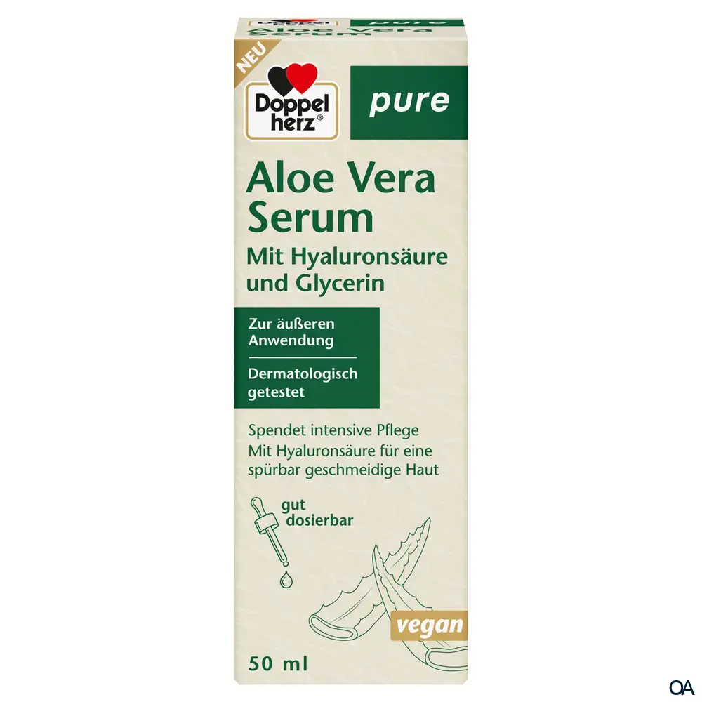 Doppelherz pure Aloe Vera Serum mit Hyaluronsäure und Glycerin