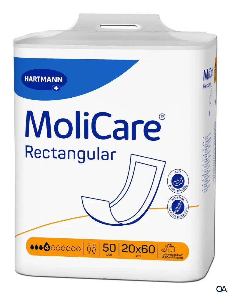 MoliCare® Rectangluar 4 Tropfen Inkontinenz-Einweg-Vorlagen