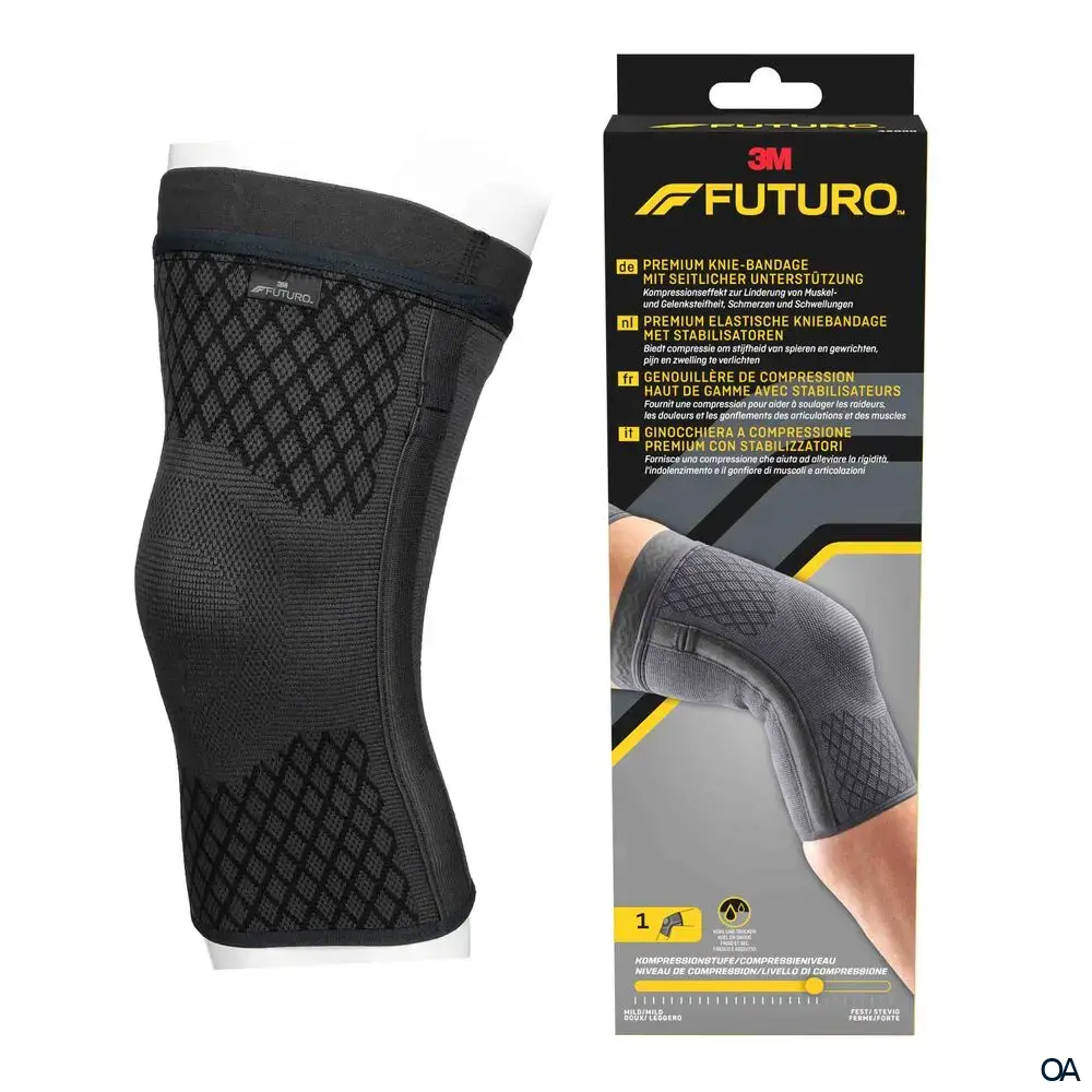 FUTURO™ Premium Knie-Bandage mit seitlicher Unterstützung - Small