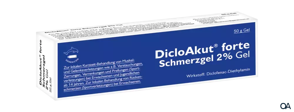 DicloAkut forte Schmerzgel 2 % Gel DicloAkut forte Schmerzgel 2 % Gel