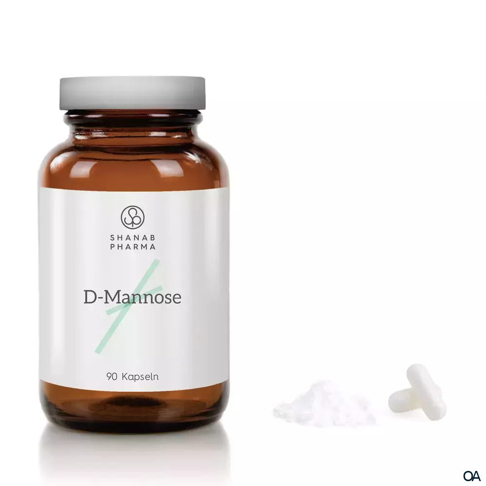 Shanab Pharma D-Mannose 500 mg Kapseln Shanab Pharma D-Mannose 500 mg Kapseln