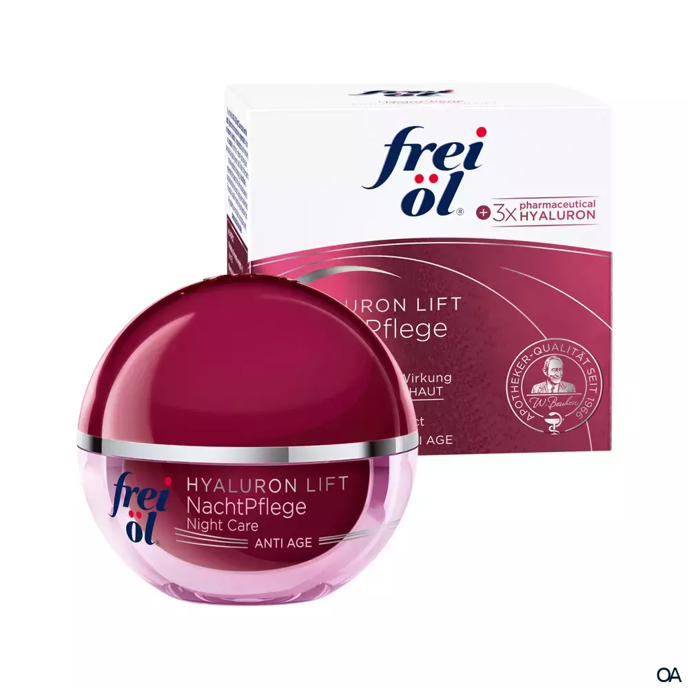 frei öl® ANTI AGE HYALURON LIFT NachtPflege frei öl® ANTI AGE HYALURON LIFT NachtPflege