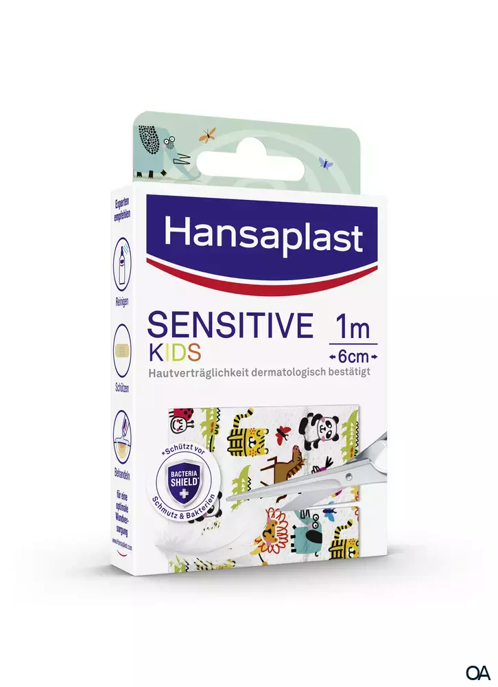 Hansaplast Kinderpflaster Sensitive 6cm x 1m