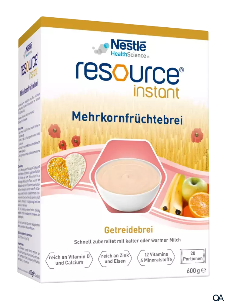 Resource® Instant Mehrkornfrüchtebrei 20 x 30 g Resource® Instant Mehrkornfrüchtebrei 20 x 30 g