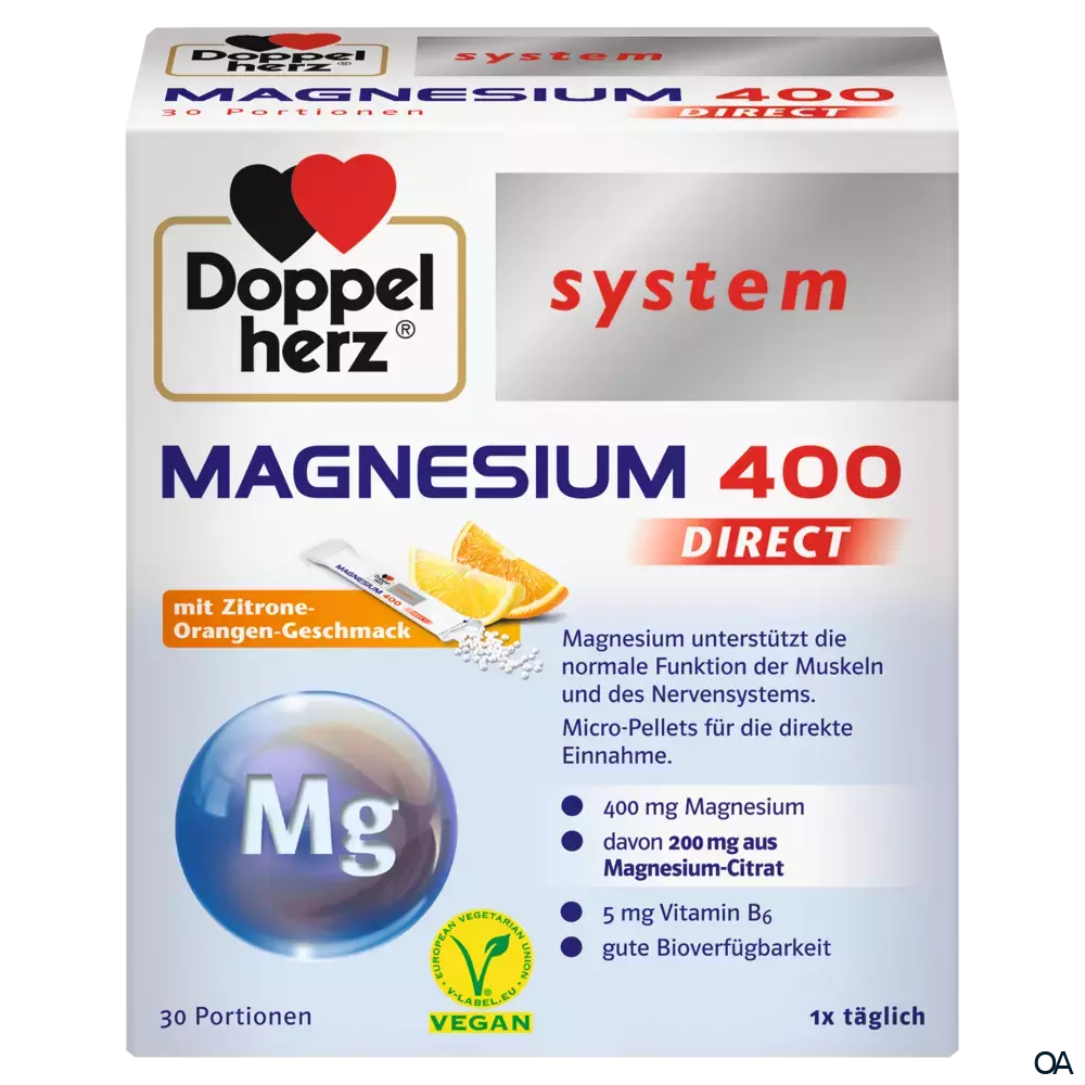 Doppelherz system MAGNESIUM 400 DIRECT Sticks Doppelherz system MAGNESIUM 400 DIRECT Sticks