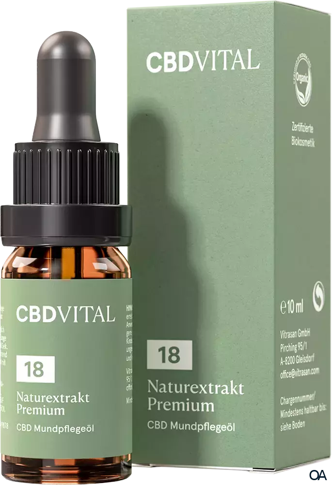 CBD VITAL Naturextrakt Premium Öl 18% CBD VITAL Naturextrakt Premium Öl 18%