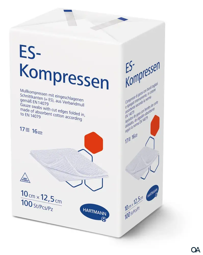ES-Kompressen 16fach, unsteril, 10 x 12,5 cm