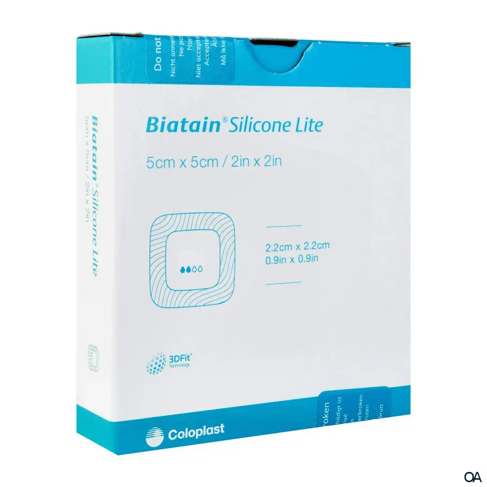Biatain® Silicone Lite Schaumverband steril, 5 x 5 cm