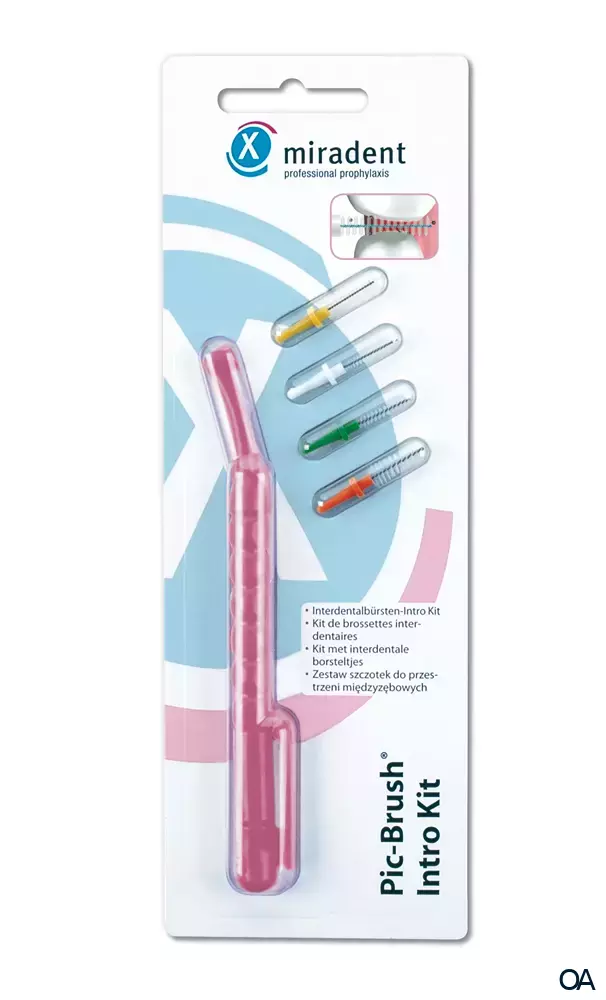 Miradent Pic Brush Intro Kit mit 4 Bürsten