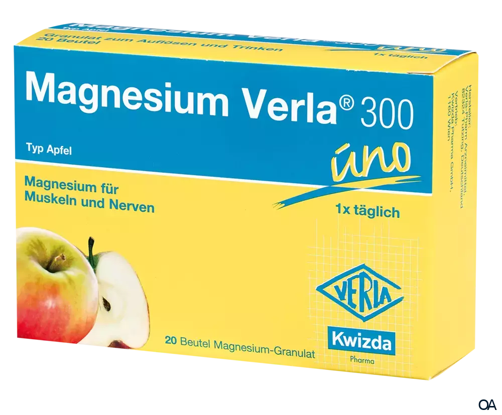 MAGNESIUM VERLA® 300 UNO Granulat Apfel