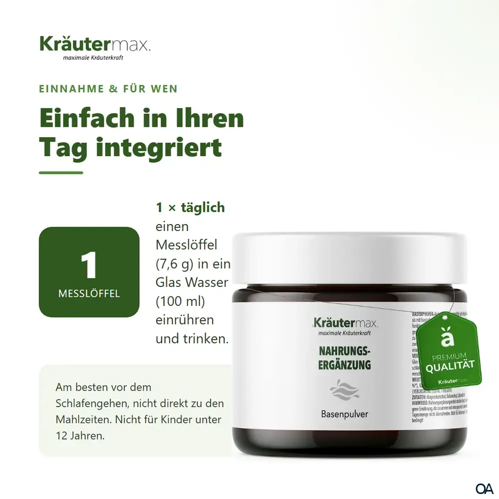 Kräutermax Basen Pulver