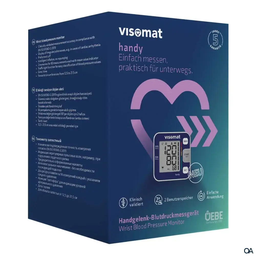 visomat handy Handgelenk-Blutdruckmessgerät