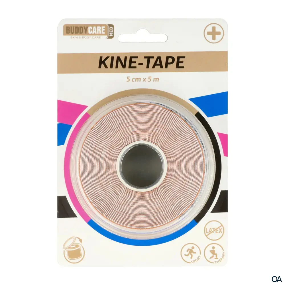 BUDDYCARE® MED Kine-Tape HAUT - 5cm x 5m