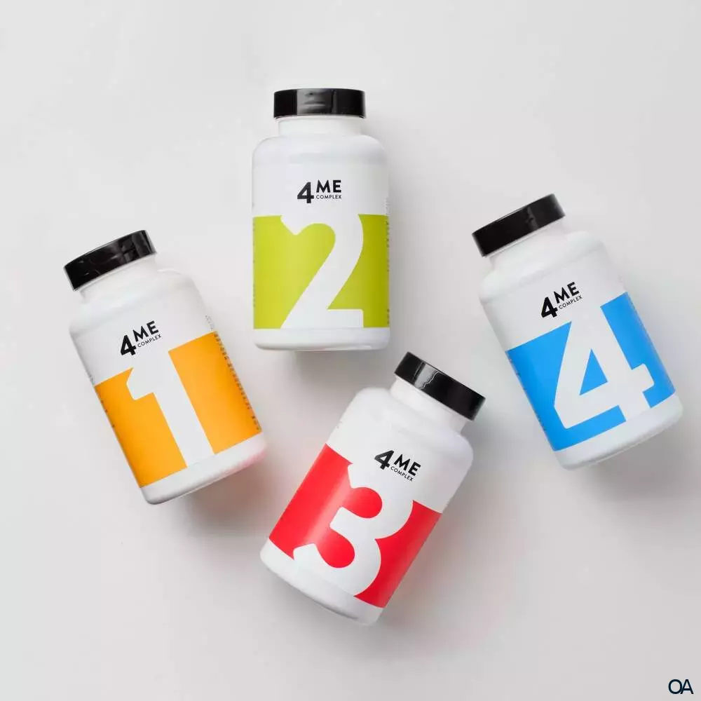 4ME Nährstoffkomplex - 7 Wochen Kur, 4 x 98 Kapseln