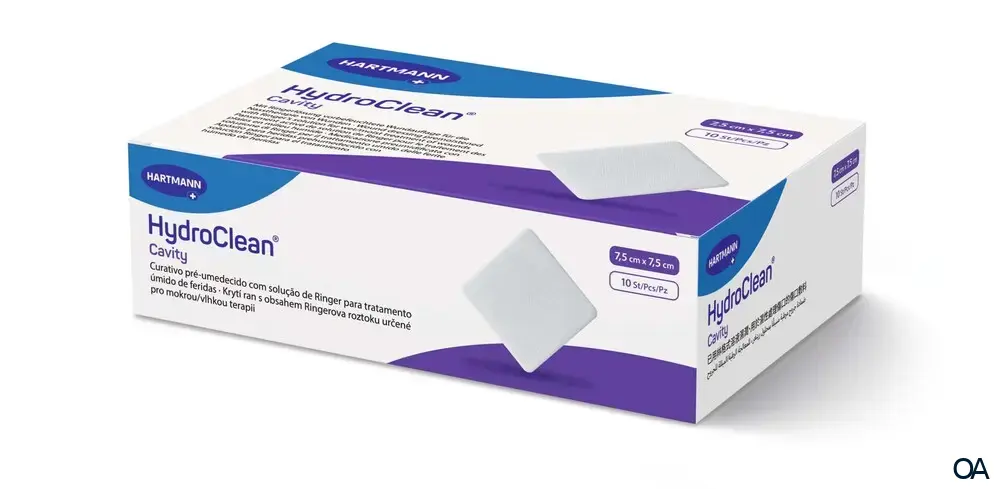 HydroClean® Cavity hydroaktive Wundauflagen steril, 7,5 x 7,5 cm HydroClean® Cavity hydroaktive Wundauflagen steril, 7,5 x 7,5 cm