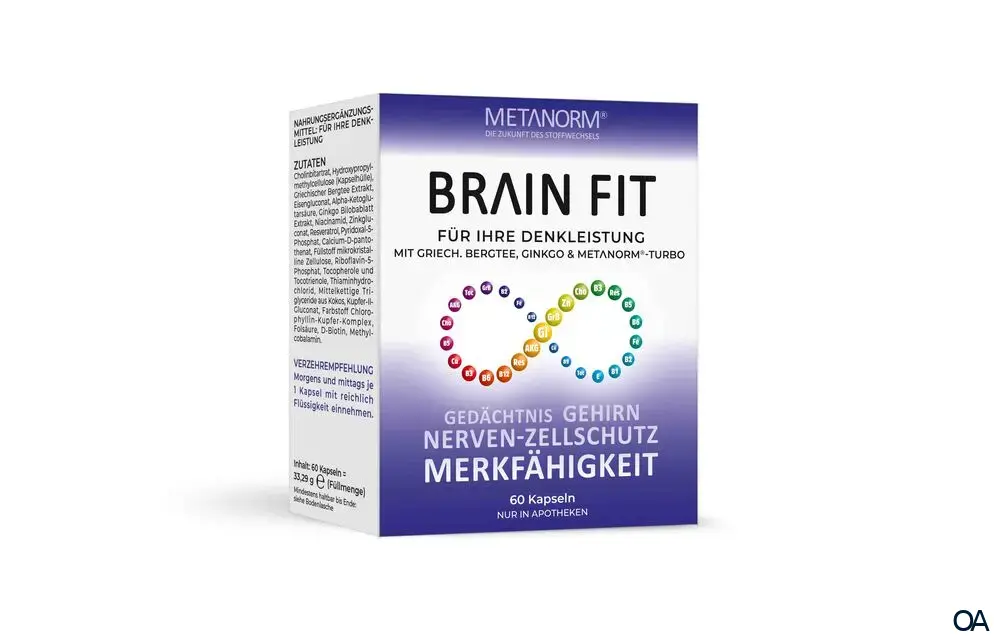 METΛNORM® BRΛIN FIT Kapseln