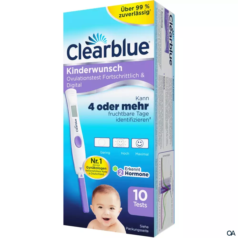 Clearblue Ovulationstest Fortschrittlich & Digital Clearblue Ovulationstest Fortschrittlich & Digital