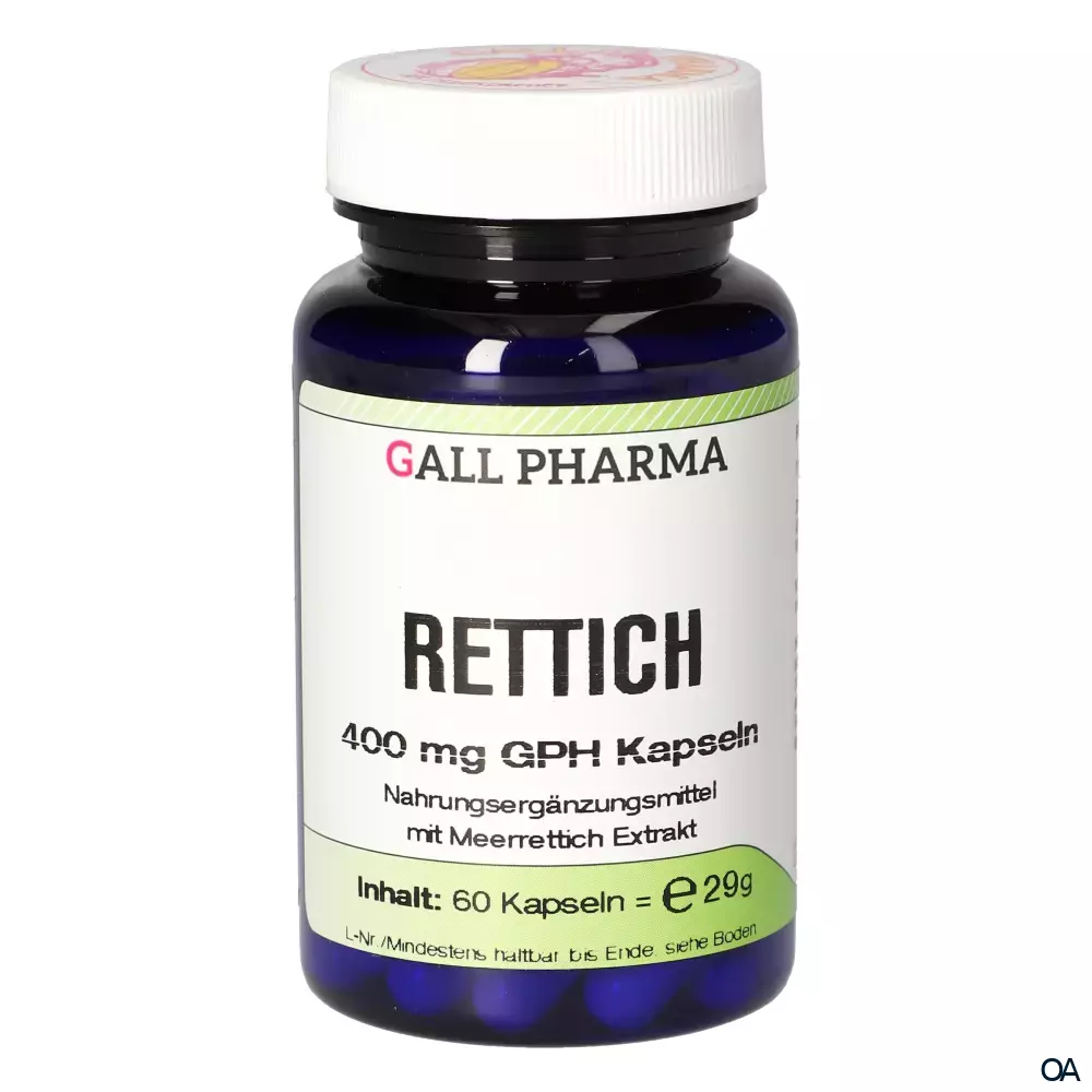 Gall Pharma Rettich 400 mg Kapseln