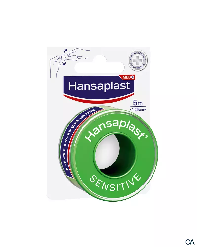 Hansaplast Sensitive Fixierpflaster 1,25cm x 5m