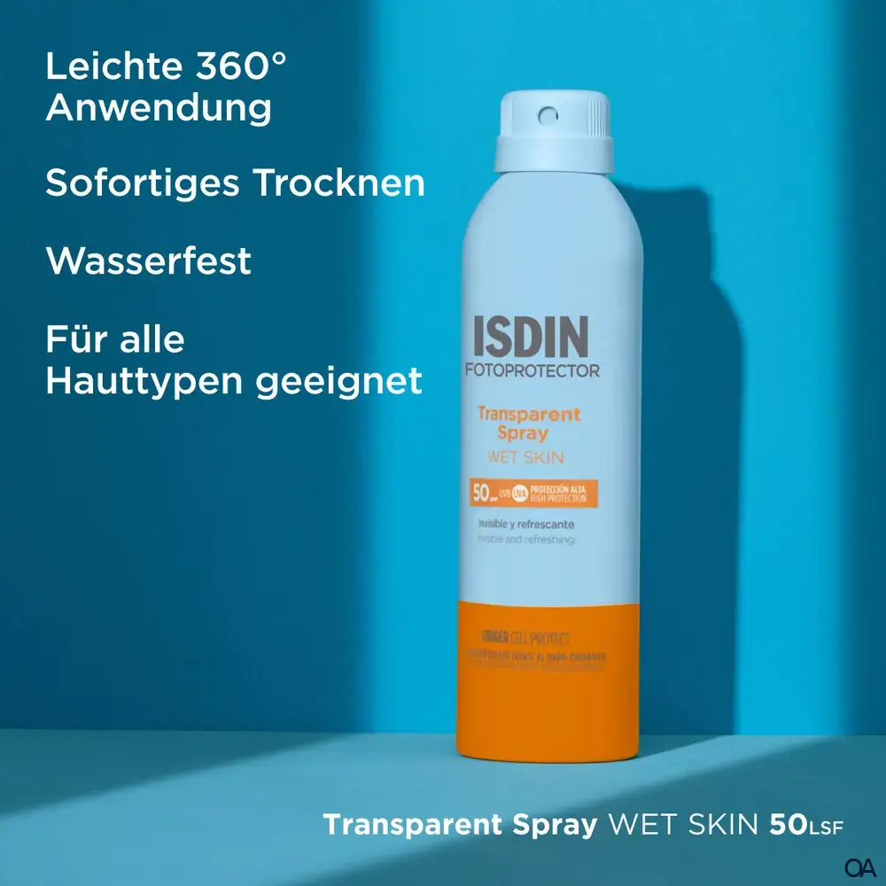ISDIN Fotoprotector Transparent Spray Wet Skin LSF 50